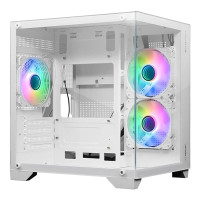 ZEBRONICS MERCURY Premium Gaming Cabinet - White